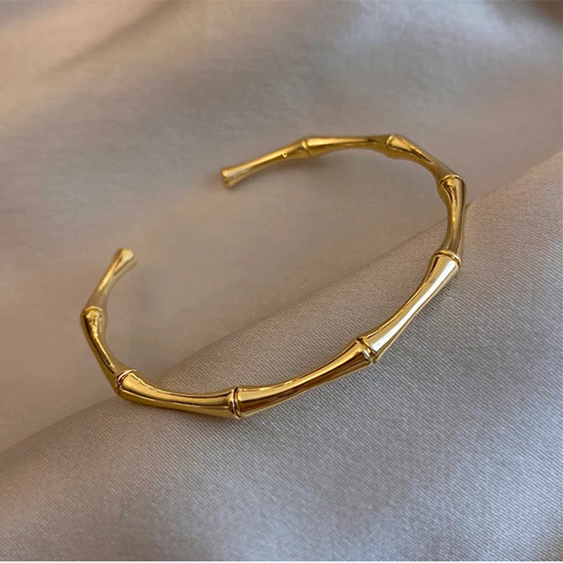 Gold Bamboo Bracelet