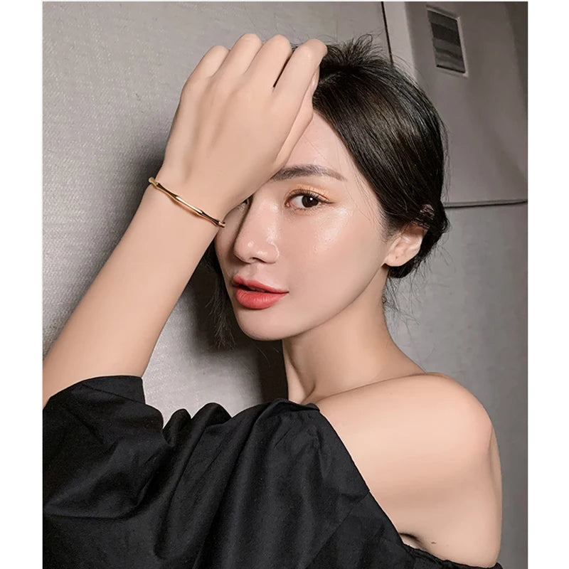 Gold Bamboo Bracelet