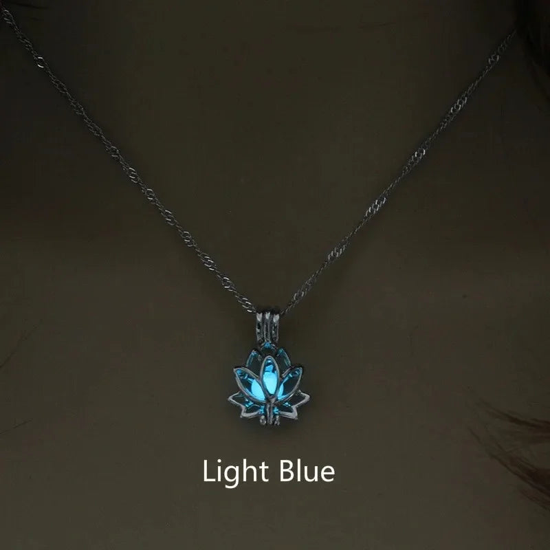 Lunar Lotus Necklace