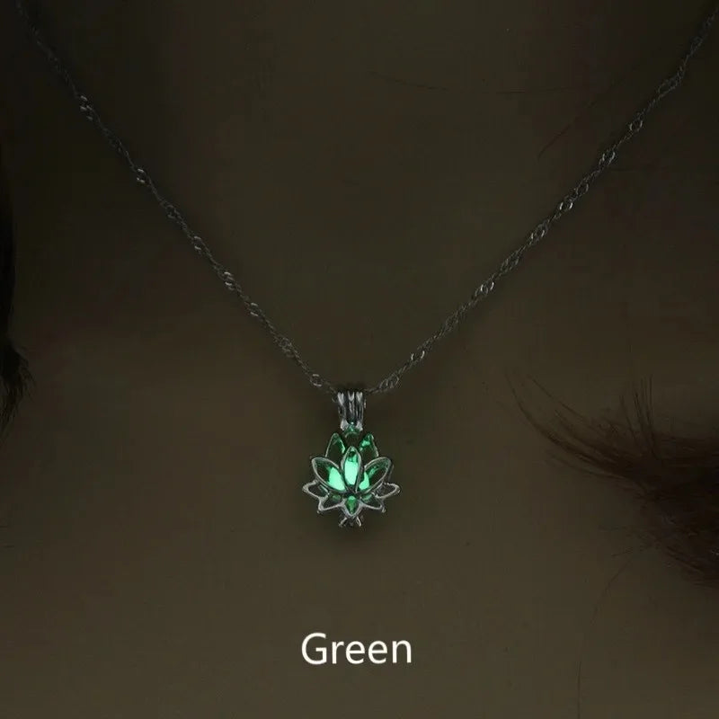 Lunar Lotus Necklace