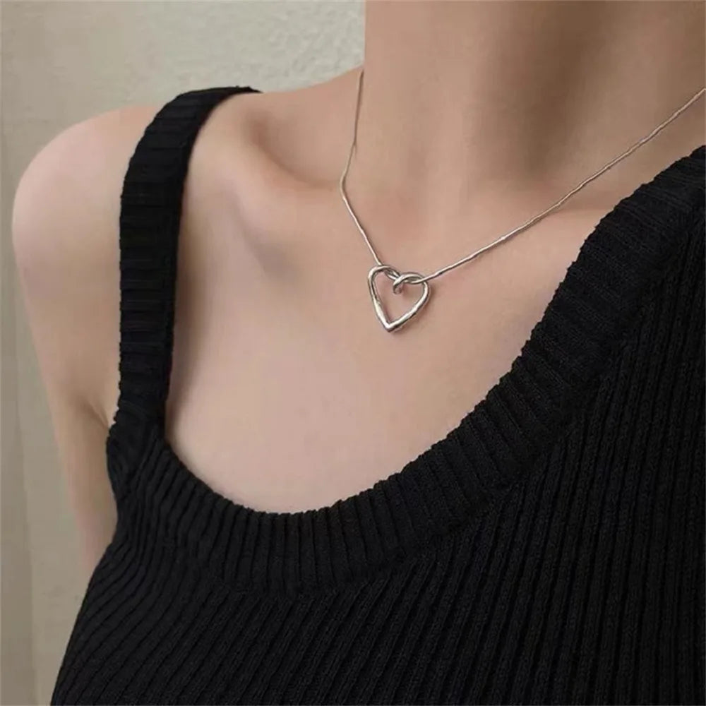 Twin Hearts Necklace