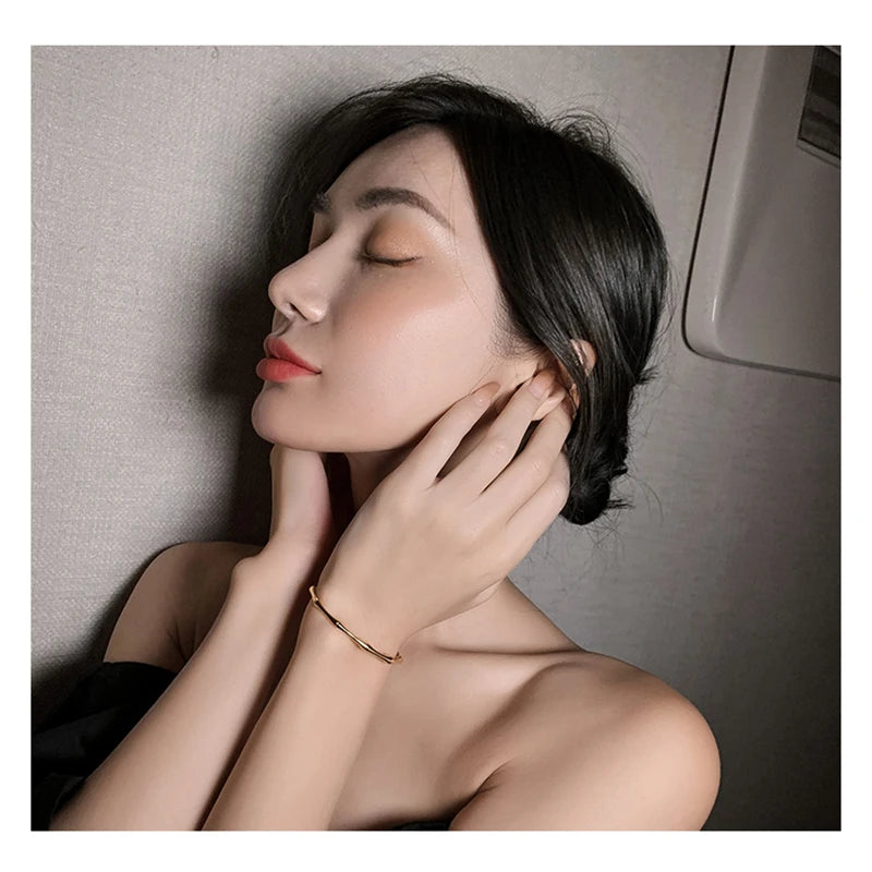 Gold Bamboo Bracelet