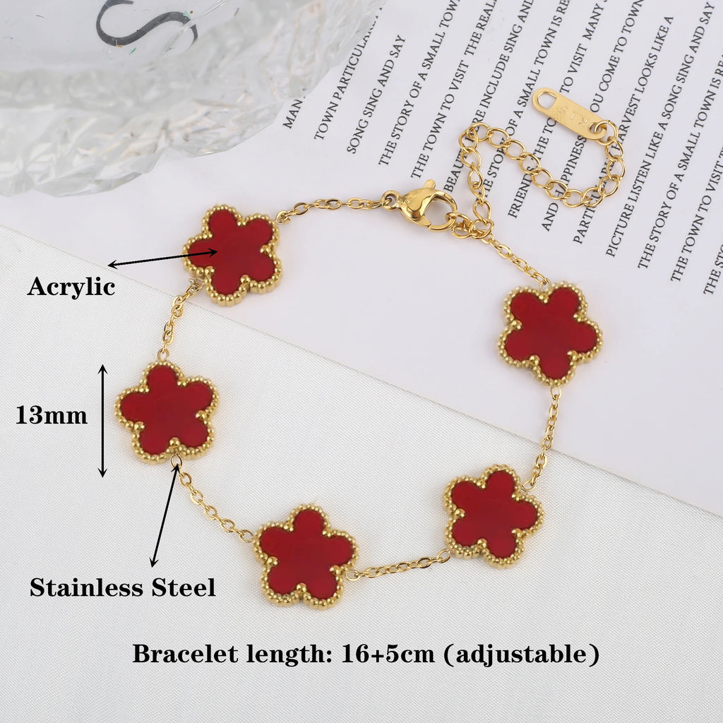 Shell Flower Bracelet